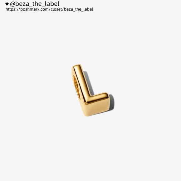 Pandora Letter L Alphabet Charm - Picture 2 of 6